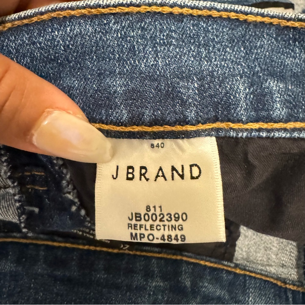 JBrand Indigo Reflective Womens Skinny Jeans Size 26 - Picture 11 of 13